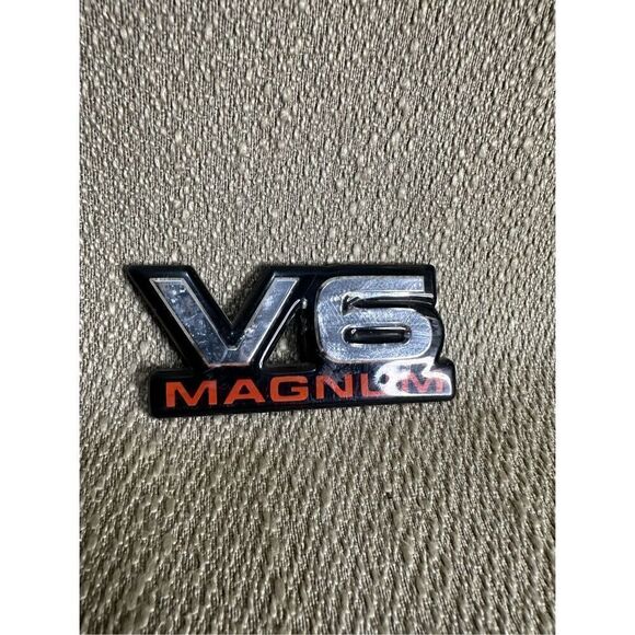 Dodge Ram V6 Magnum door fender emblem badge decal logo OEM Genuine Original - Picture 1 of 8